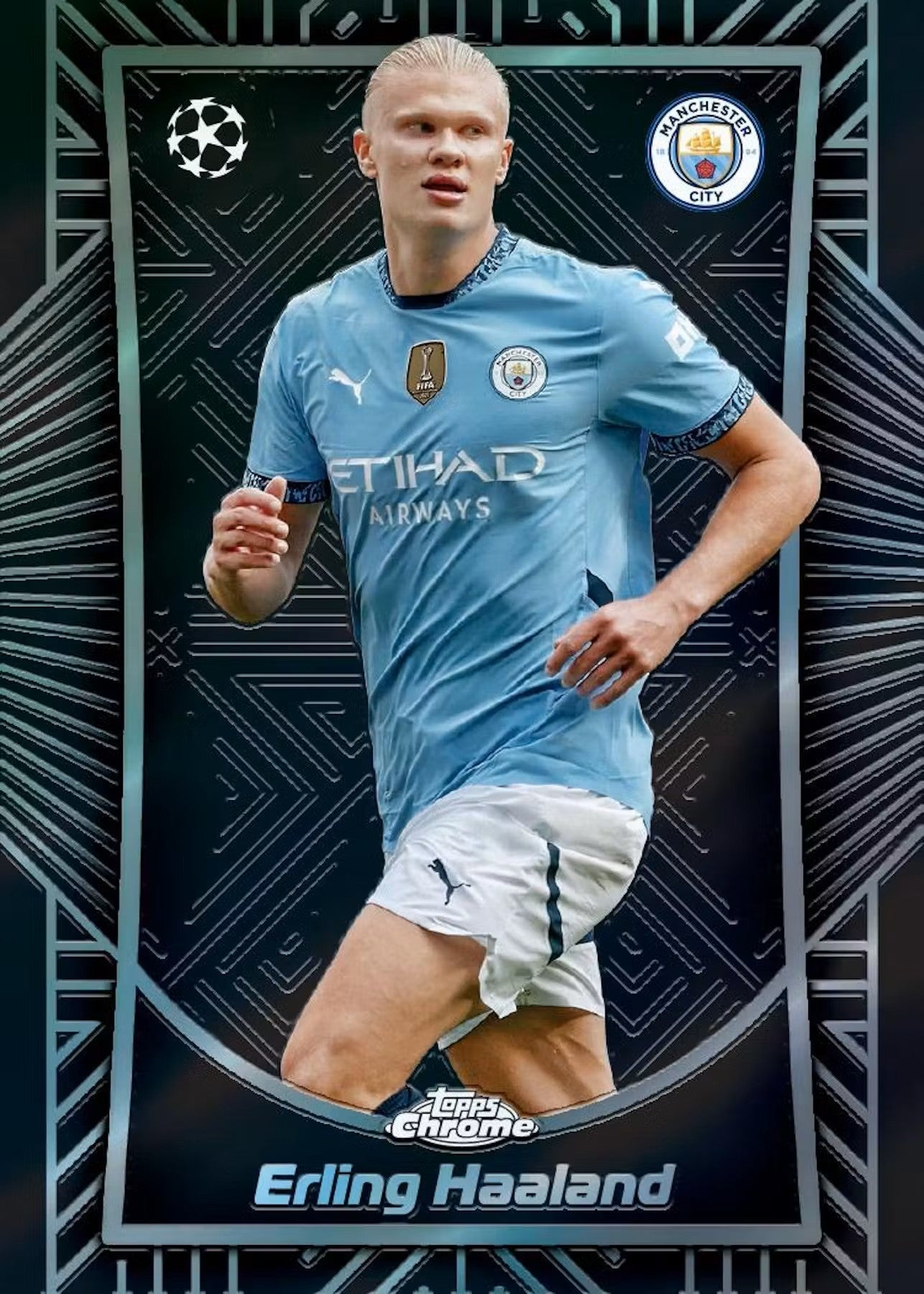 2024-25 Topps Chrome UEFA Club Competitions Soccer Hobby Box