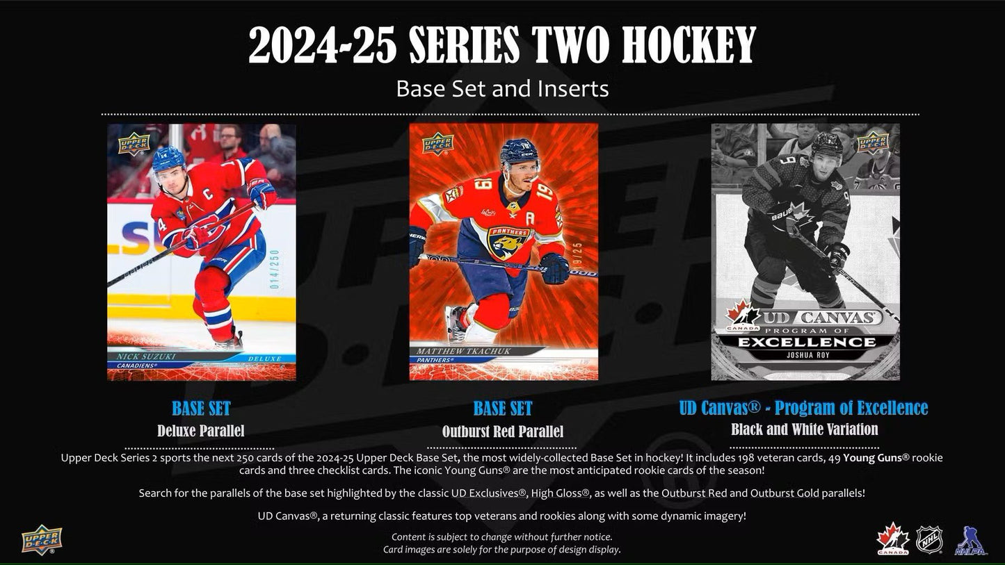 2024-25 Upper Deck Series 2 Hockey Hobby Box