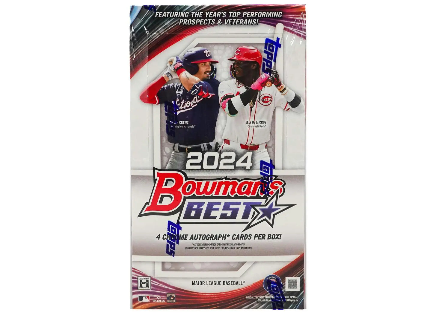 2024 Bowman’s Best Baseball Hobby Box with refractor parallel and mini-diamond refractor parallel