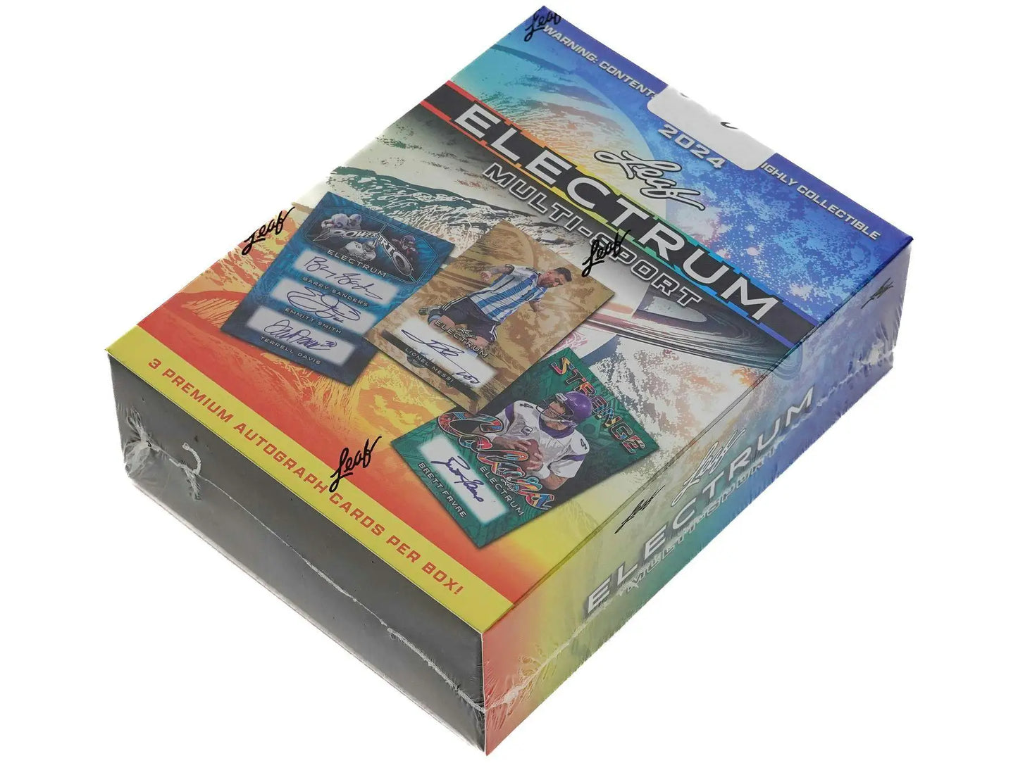 Sealed Leaf Electrum Multisport Hobby Box with exclusive micro-etched holofoil cards
