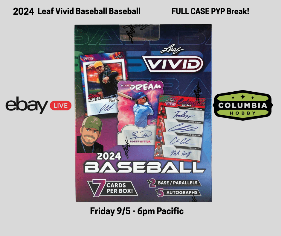 2024 Leaf Vivid Baseball Hobby Box