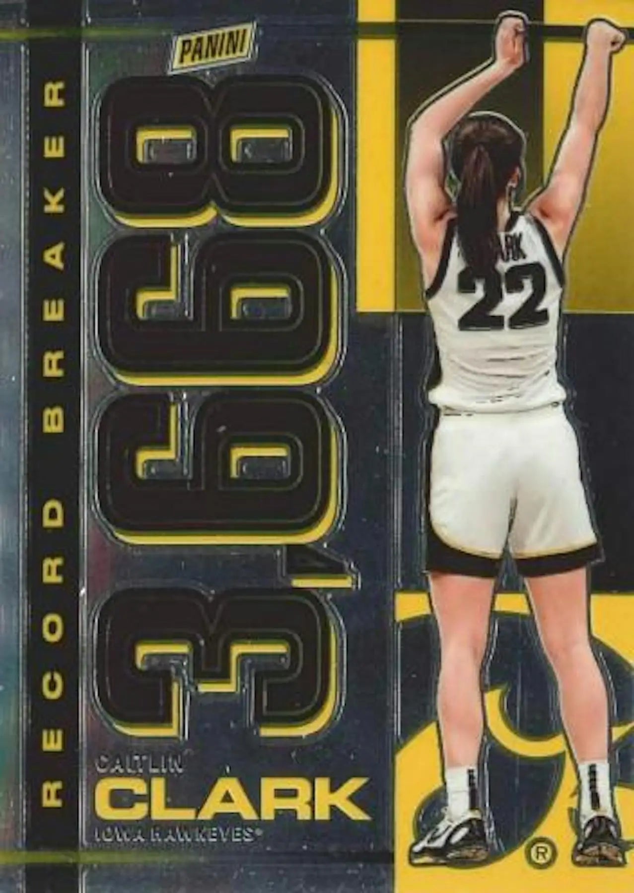 Caitlin Clark basketball card from 2024 Panini Clark Collection Basketball