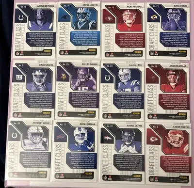 2024 Panini Contenders Draft Class (18) Daniels Maye McCarthy Williams Nix