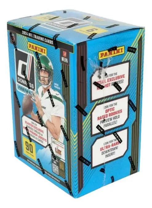 Sealed 2024 Panini Donruss Football Blaster Box NFL trading cards for collectors
