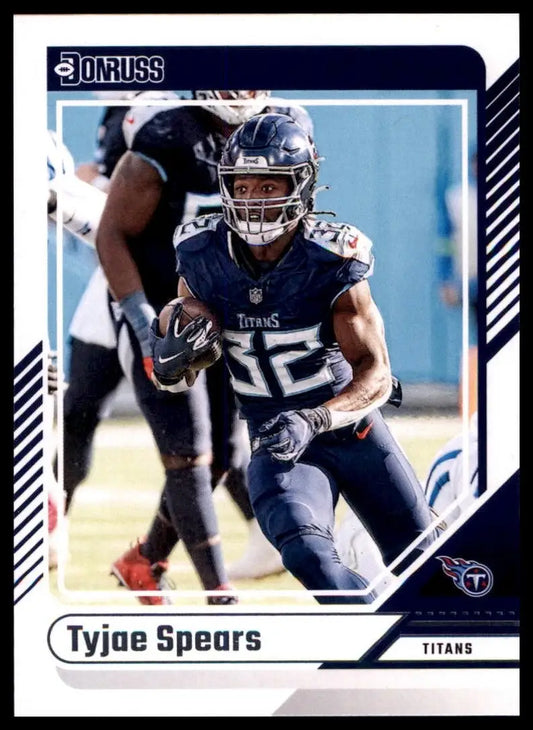 2024 Panini Donruss Tyjae Spears #127 Tennessee Titans Football Card NFL Sports - Football Card