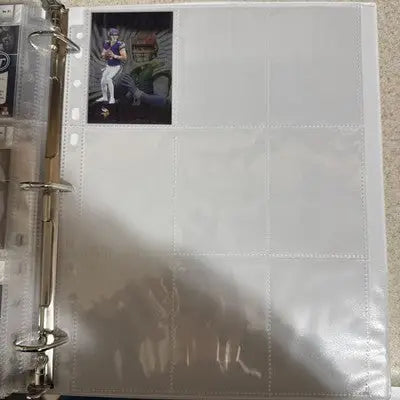 Panini Illusions trading cards binder page with a card from the 2024 base set