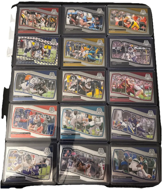 Mosaic Football Bang Complete Set featuring Panini Mosaic Football cards with Parsons Prizm