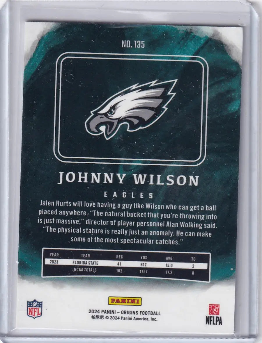 2024 Panini Origins #135 Johnny Wilson - Philadelphia Eagles
