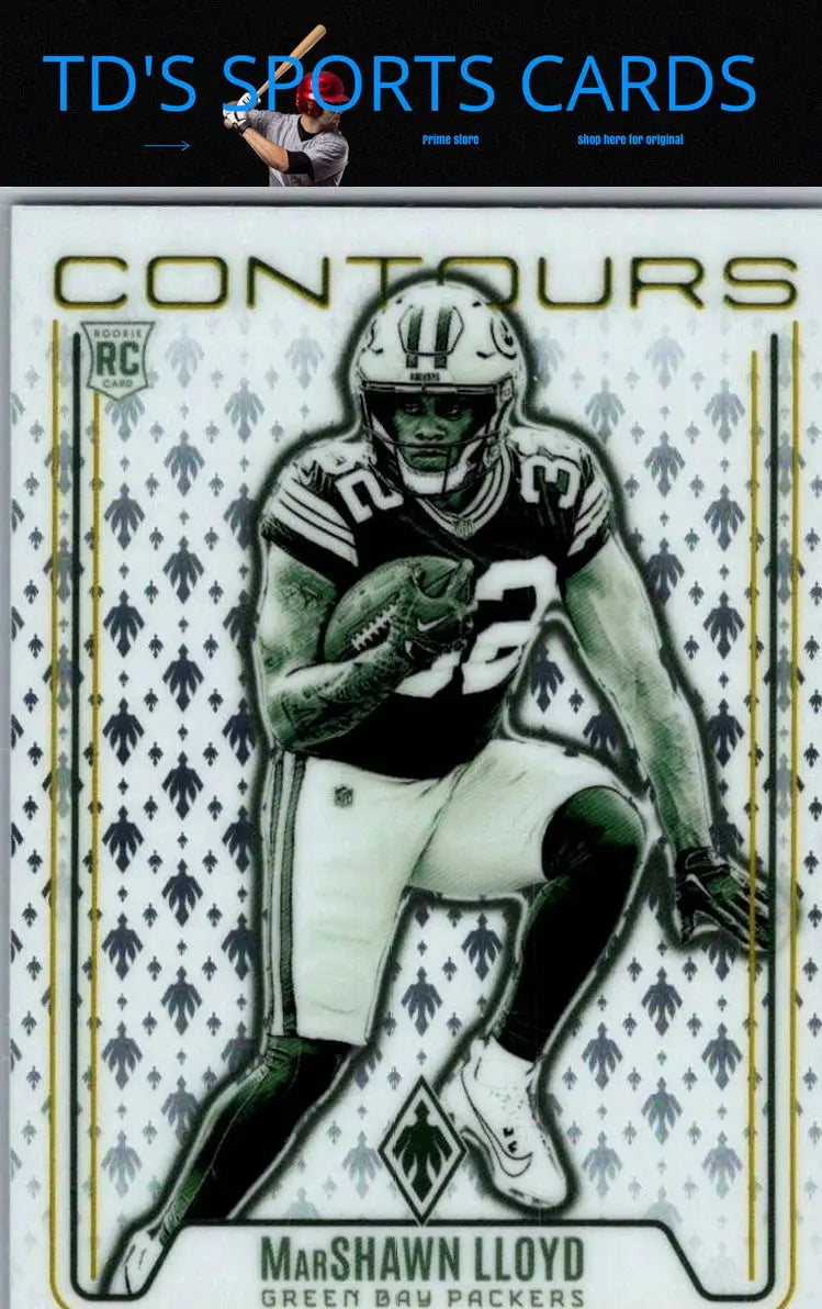 MarShawn Lloyd Contours football card from 2024 Panini Phoenix series