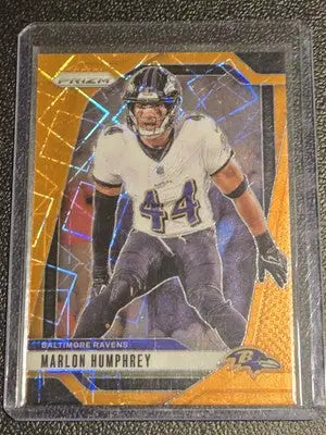 Marlon Humphrey football card from 2024 Panini Prizm Marlon Humphrey Lazer series