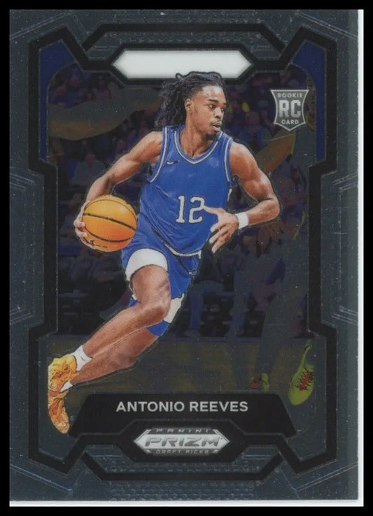 2024 Panini Prizm Draft Picks Antonio Reeves #100 Rookie Basketball Card NCAA - Basketball Card