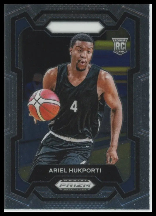 2024 Panini Prizm Draft Picks Ariel Hukporti #78 Rookie Basketball Card NCAA