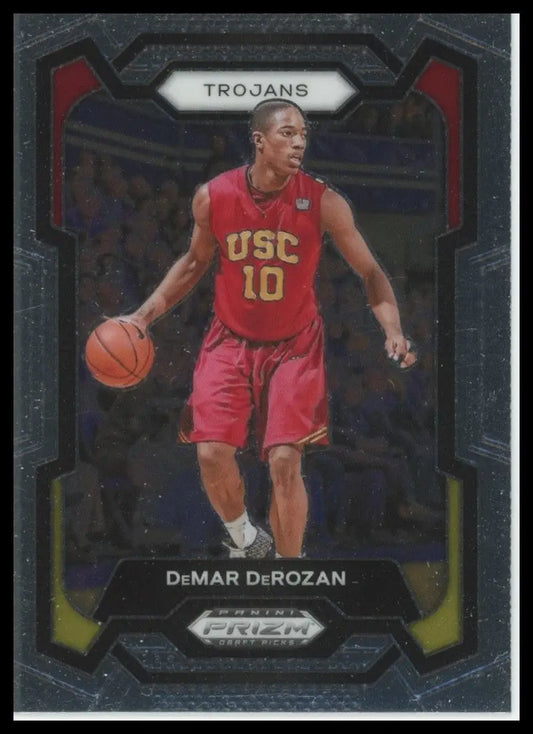 2024 Panini Prizm Draft Picks DeMar DeRozan #64 USC Trojans Basketball Card NCAA