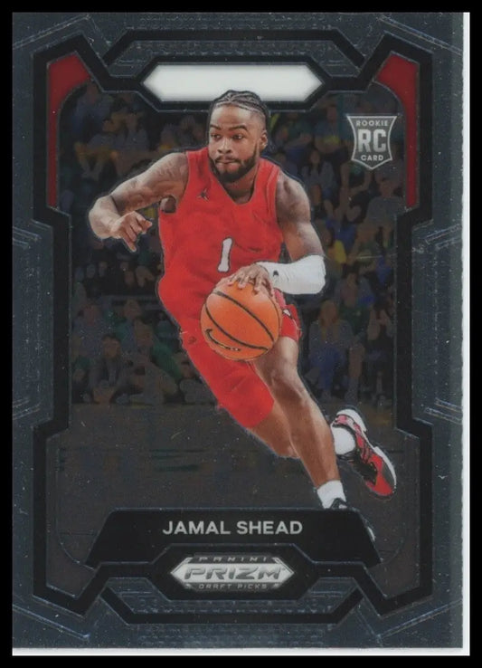 2024 Panini Prizm Draft Picks Jamal Shead #46 Rookie Basketball Card NCAA Sports