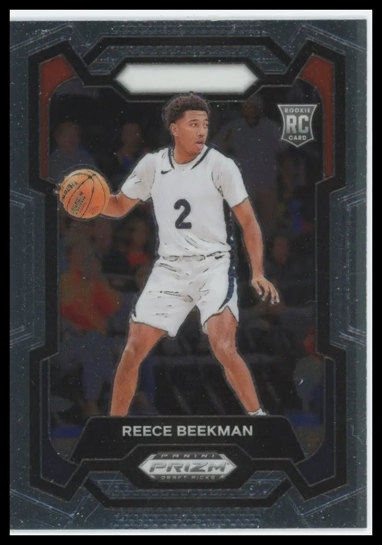 2024 Panini Prizm Draft Picks Reece Beekman #83 Rookie Basketball Card NCAA