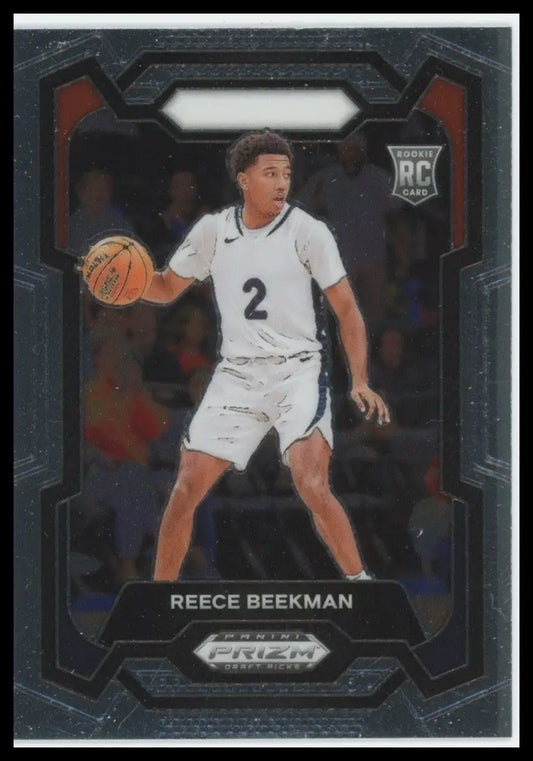 2024 Panini Prizm Draft Picks Reece Beekman #83 Rookie Basketball Card NCAA