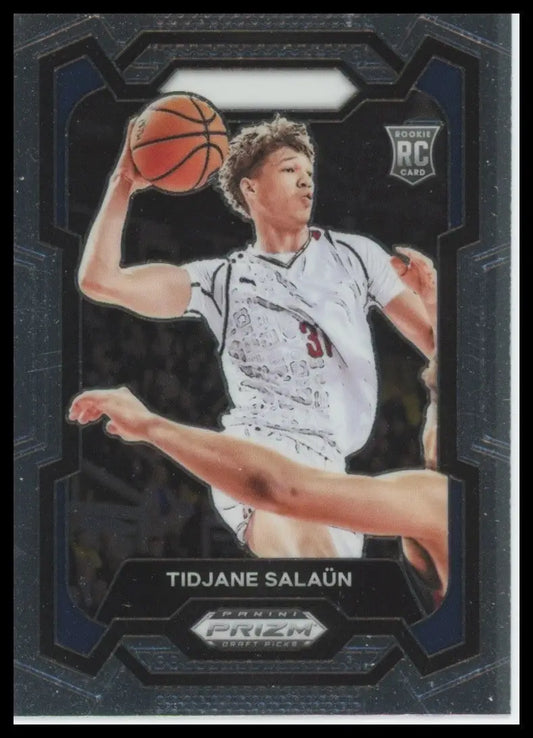 2024 Panini Prizm Draft Picks Tidjane Salaun #82 Rookie Basketball Card NCAA