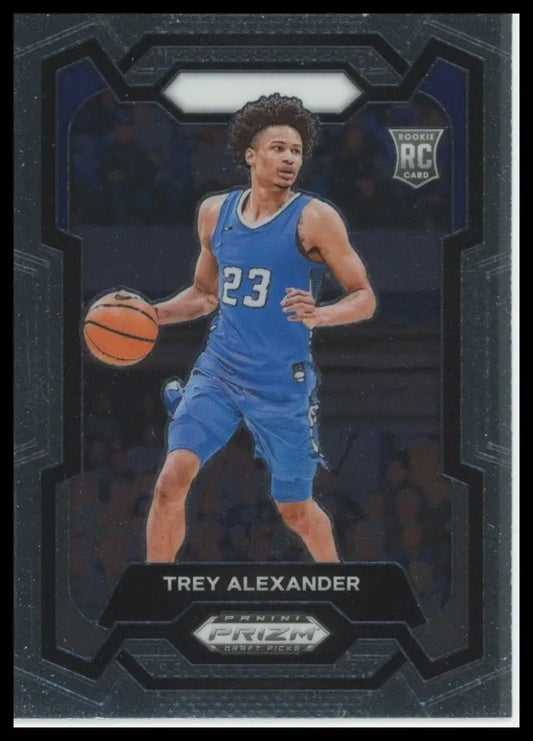 2024 Panini Prizm Draft Picks Trey Alexander #85 Rookie Basketball Card NCAA - Basketball Card