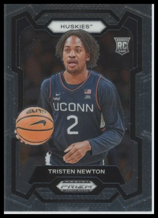 2024 Panini Prizm Draft Picks Tristen Newton #51 Rookie UCONN Huskies Basketball - Trading Card