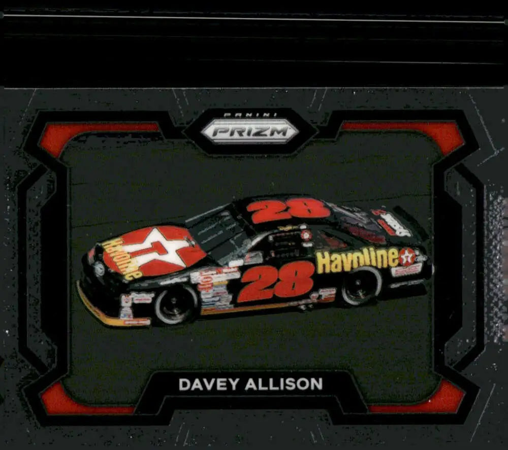 Davey Allison race car card 2024 Panini Prizm Rides featuring Robert Yates Racing