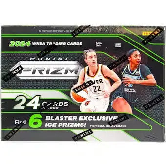 2024 Panini Prizm WNBA Basketball Trading Cards Blaster Box featuring 2024 WNBA Prizm trading card box