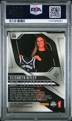 Graded Elizabeth Kitley Panini Prizm WNBA basketball card PSA 9