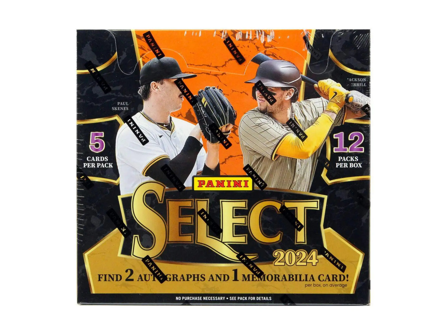 2024 Panini Select Baseball Hobby Box displaying select baseball cards and packaging