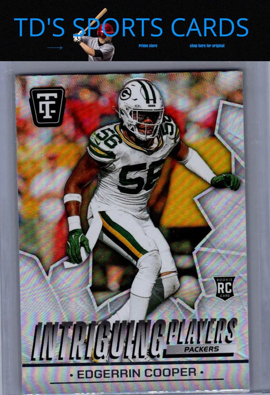 Edgerrin Cooper football card from 2024 Panini Totally Certified Edgerrin Cooper Intriguing Players