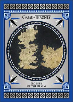 Rittenhouse Game of Thrones map card for the exclusive Realm Album Binder P1 Promo