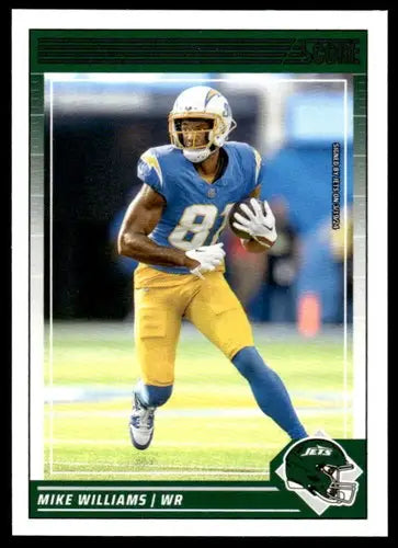 Original gloss football trading card of Mike Williams NM-MT from 2024 Score series