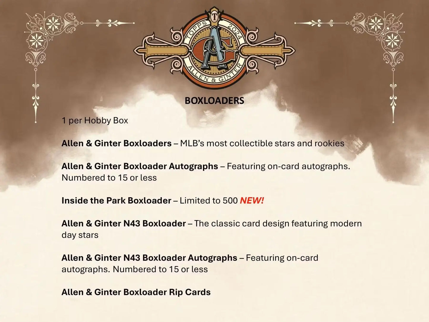 Baseball card product description with topps allen base card and refractor parallel details