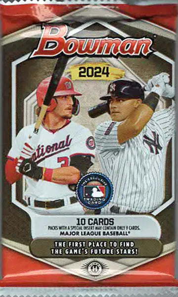 2024 Bowman Baseball card pack from Topps Bowman Baseball Hobby series