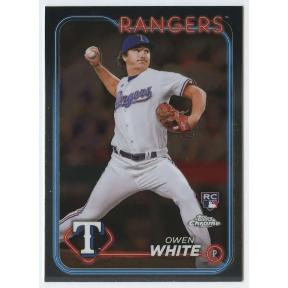 2024 Topps Chrome #211 Owen White NM-MT RC Rookie Texas Rangers Baseball Card