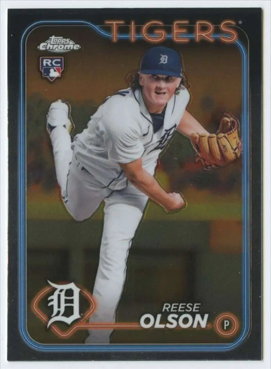 2023 Topps Chrome Reese Olson rookie card Detroit Tigers baseball card NM-MT