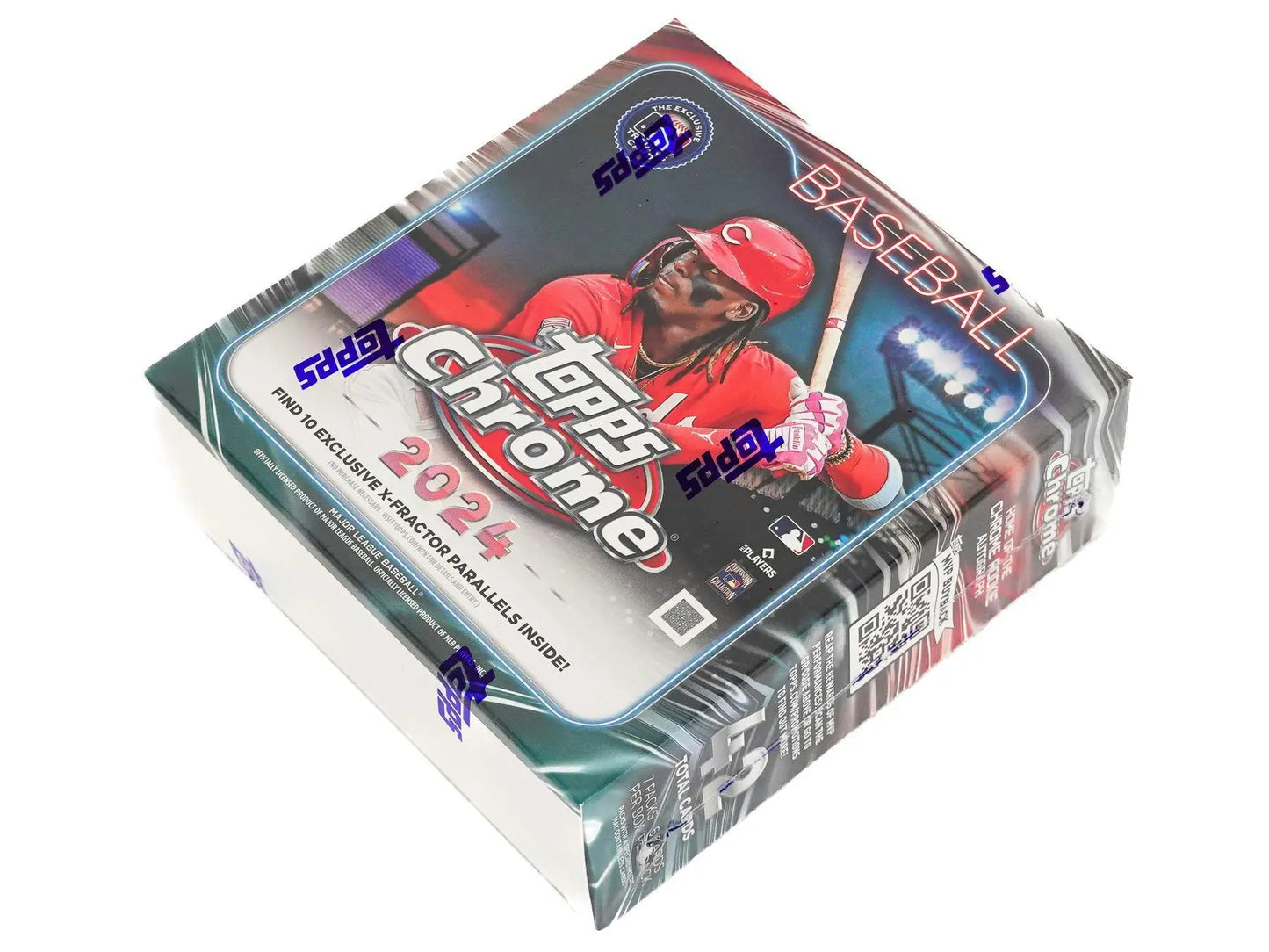 2024 Topps Chrome Baseball Monster Box featuring red refractor parallel and superfractor options