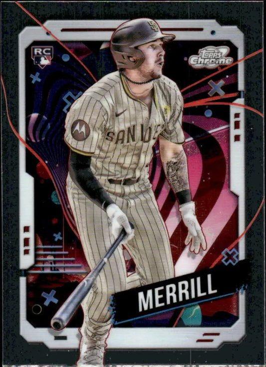 2024 Topps Chrome Cosmic #194 Jackson Merrill NM-MT RC Rookie San Diego Padres Baseball Card