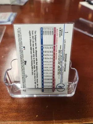 Shohei Ohtani baseball card from 2024 Topps Chrome MVP Buy-Back series