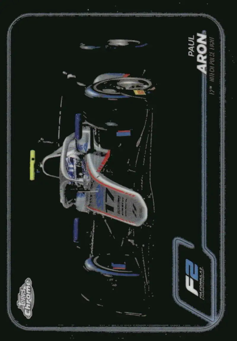 Formula 2 racing card featuring Paul Aron from Topps Chrome Formula 2024