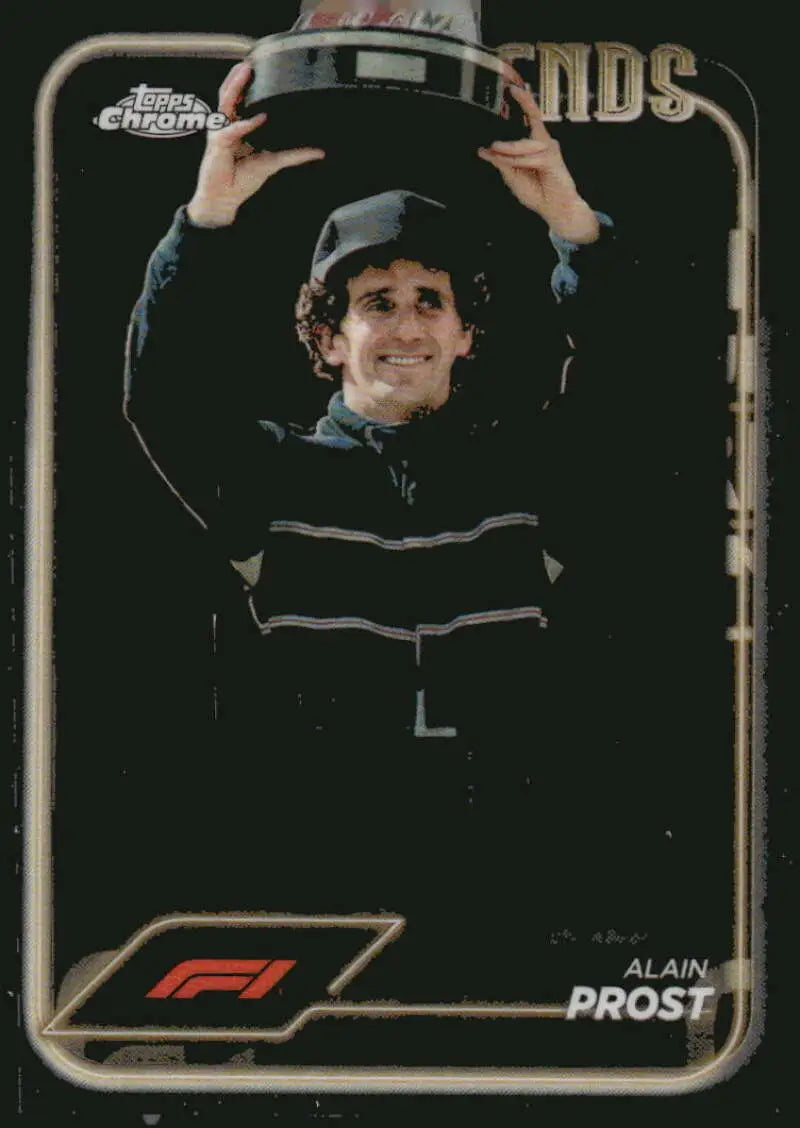 Alain Prost Topps Chrome racing card 2024 Topps Chrome Formula 1 #195 NM-MT