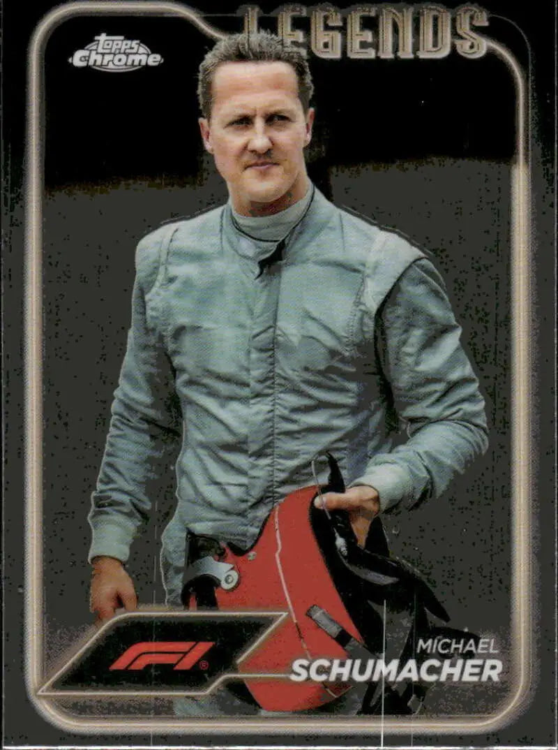 Michael Schumacher Topps Chrome Formula 1 Legend Racing Card 2024 NM-MT
