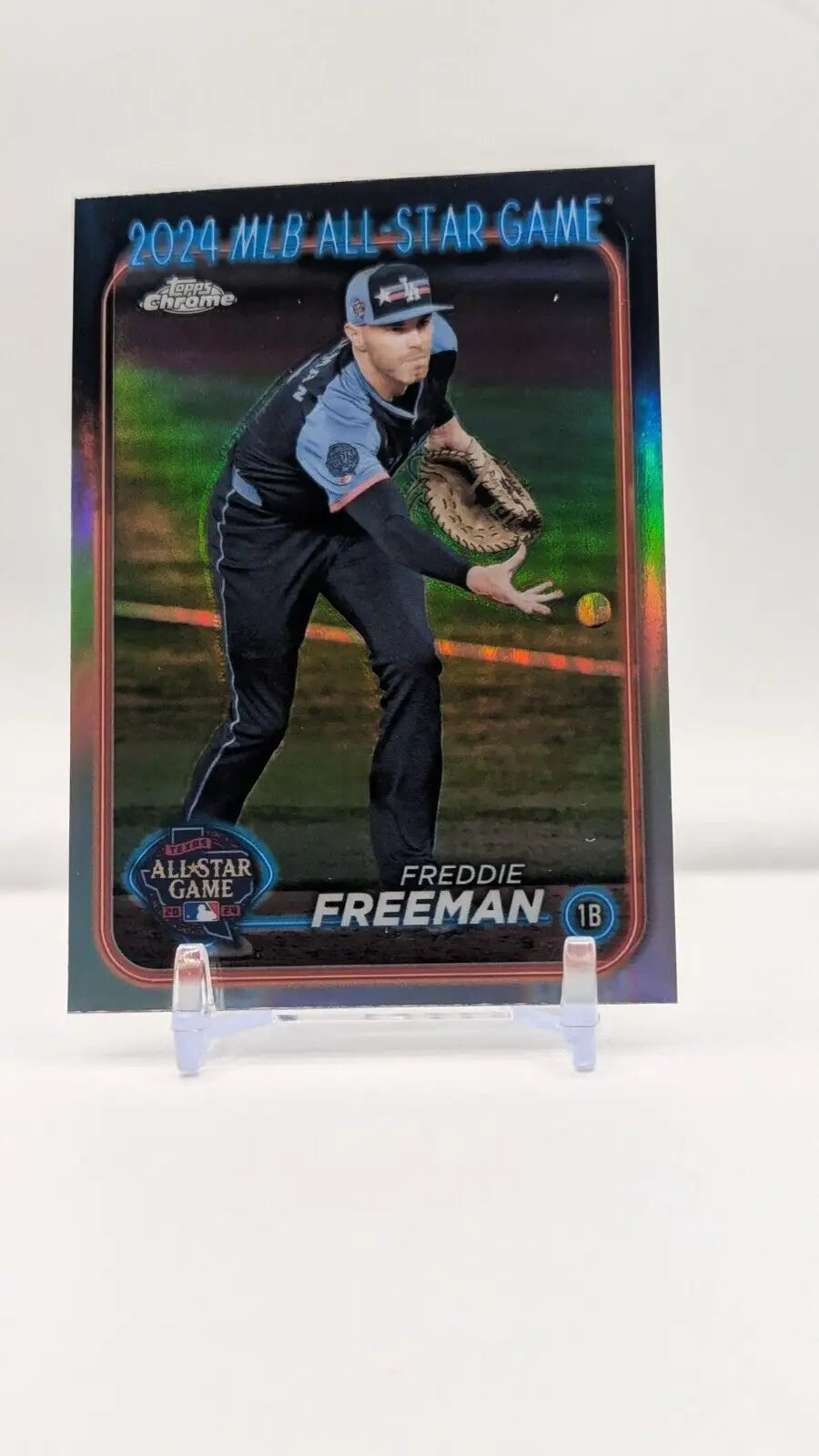 2024 Topps Chrome Update Series Freddie Freeman Baseball Trading Card ASGC-45