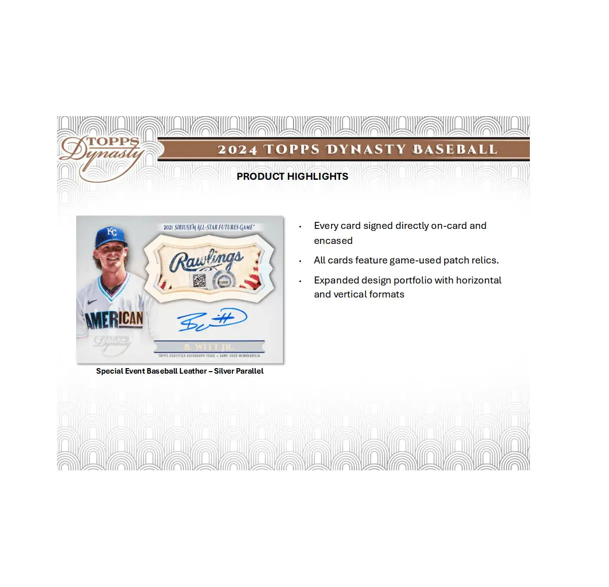 2024 Topps Dynasty Baseball card from Topps Dynasty Baseball Hobby Box