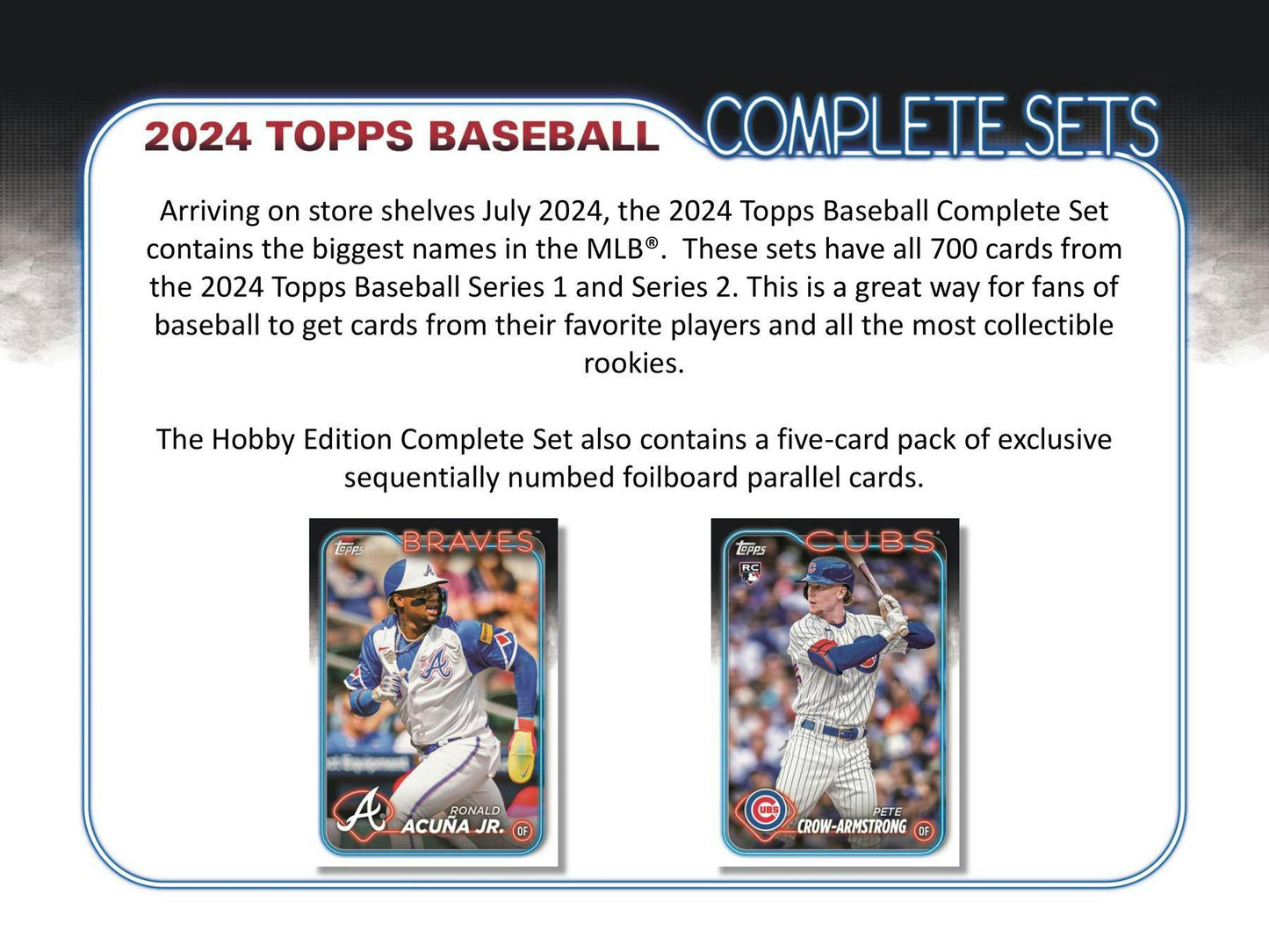 2024 Topps Factory Set Baseball Hobby (Box)