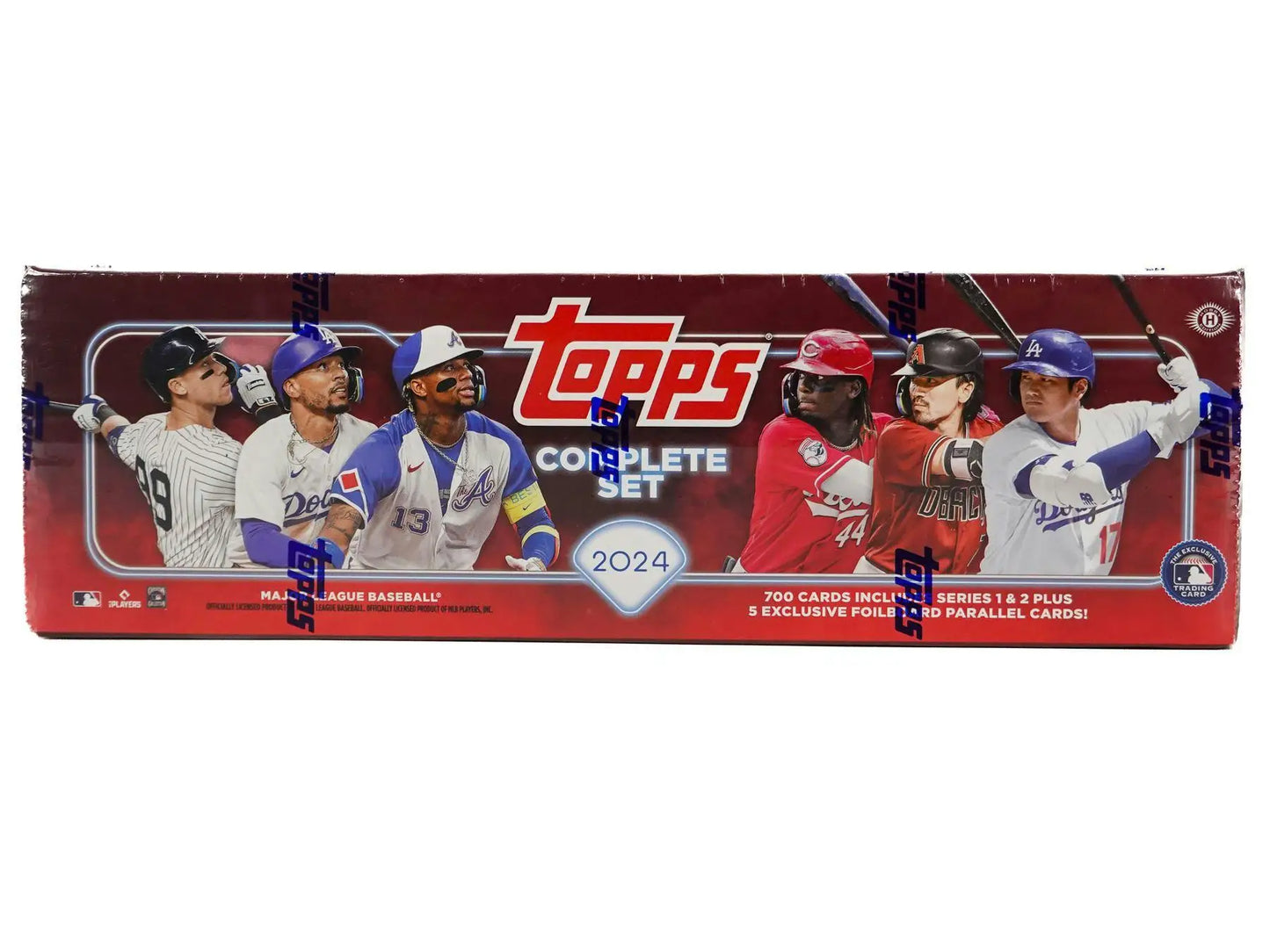 2024 Topps Complete Set of Baseball Cards with Foilboard Parallels in Topps Factory Set box