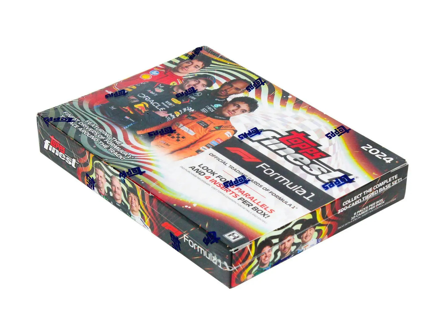 2024 Topps Finest F1 Hobby Box with Refractor Red and Refractor Gold Die-Cut Card