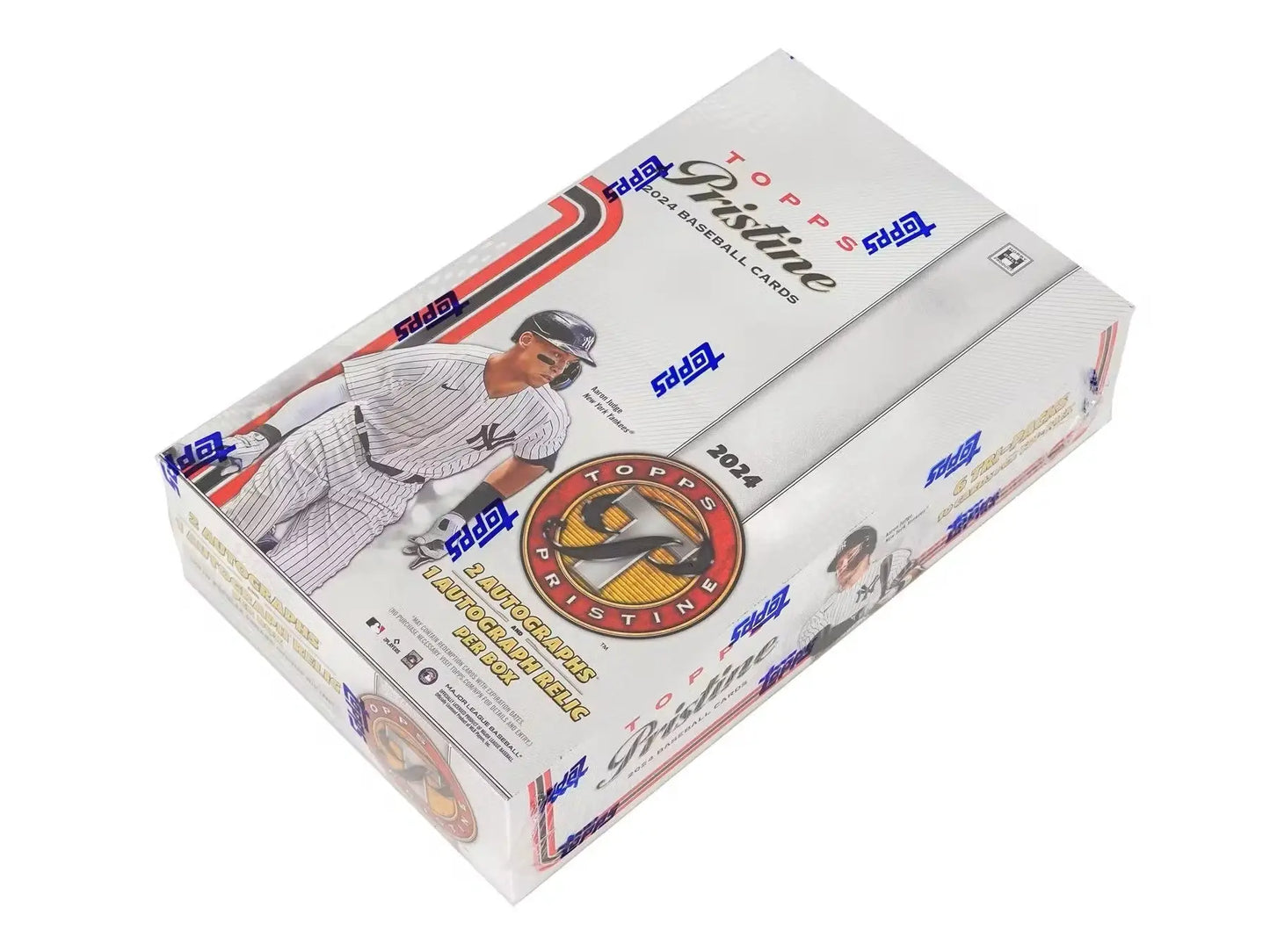 2024 Topps Pristine Baseball Hobby Box with autograph relics and gold refractors