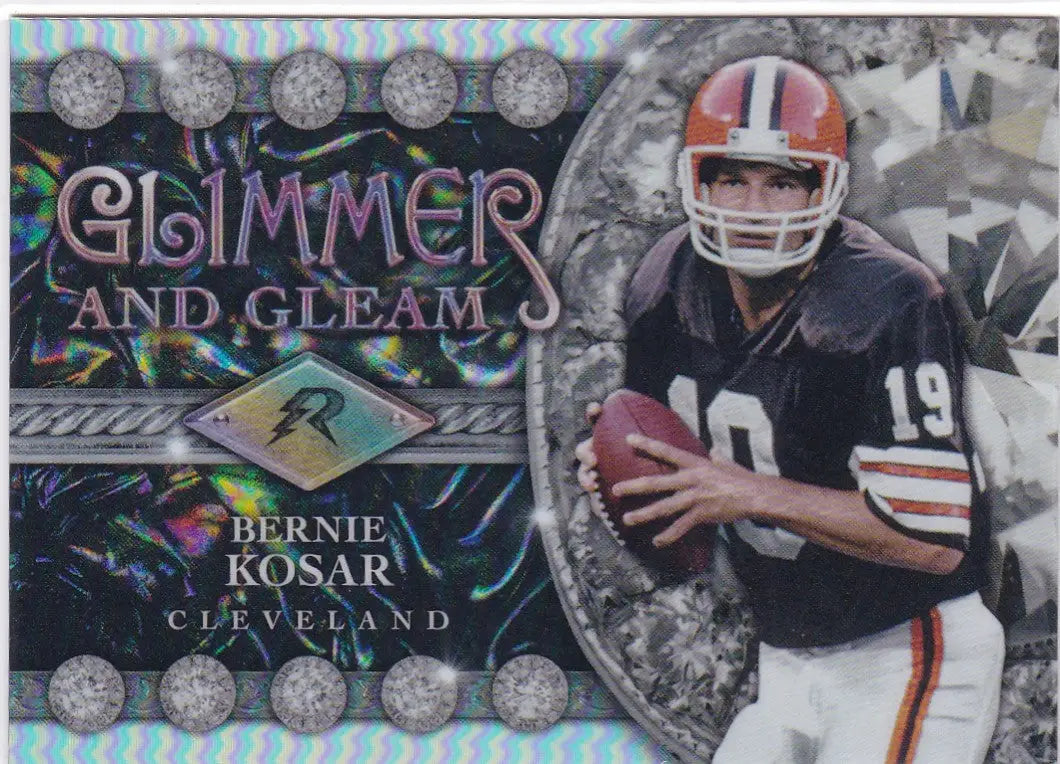 Gleam Bernie Kosar football card from 2024 Topps Resurgence featuring Bernie Kosar Browns