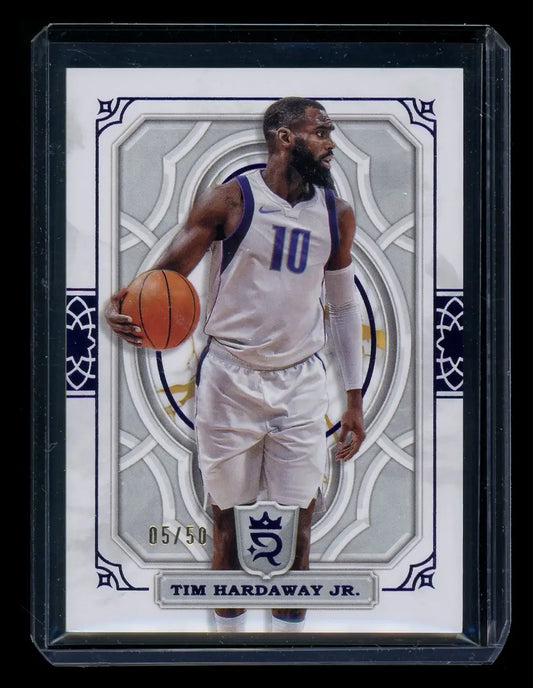 2024 Topps Royalty Point Tim Hardaway Jr. basketball trading card #77 05/50