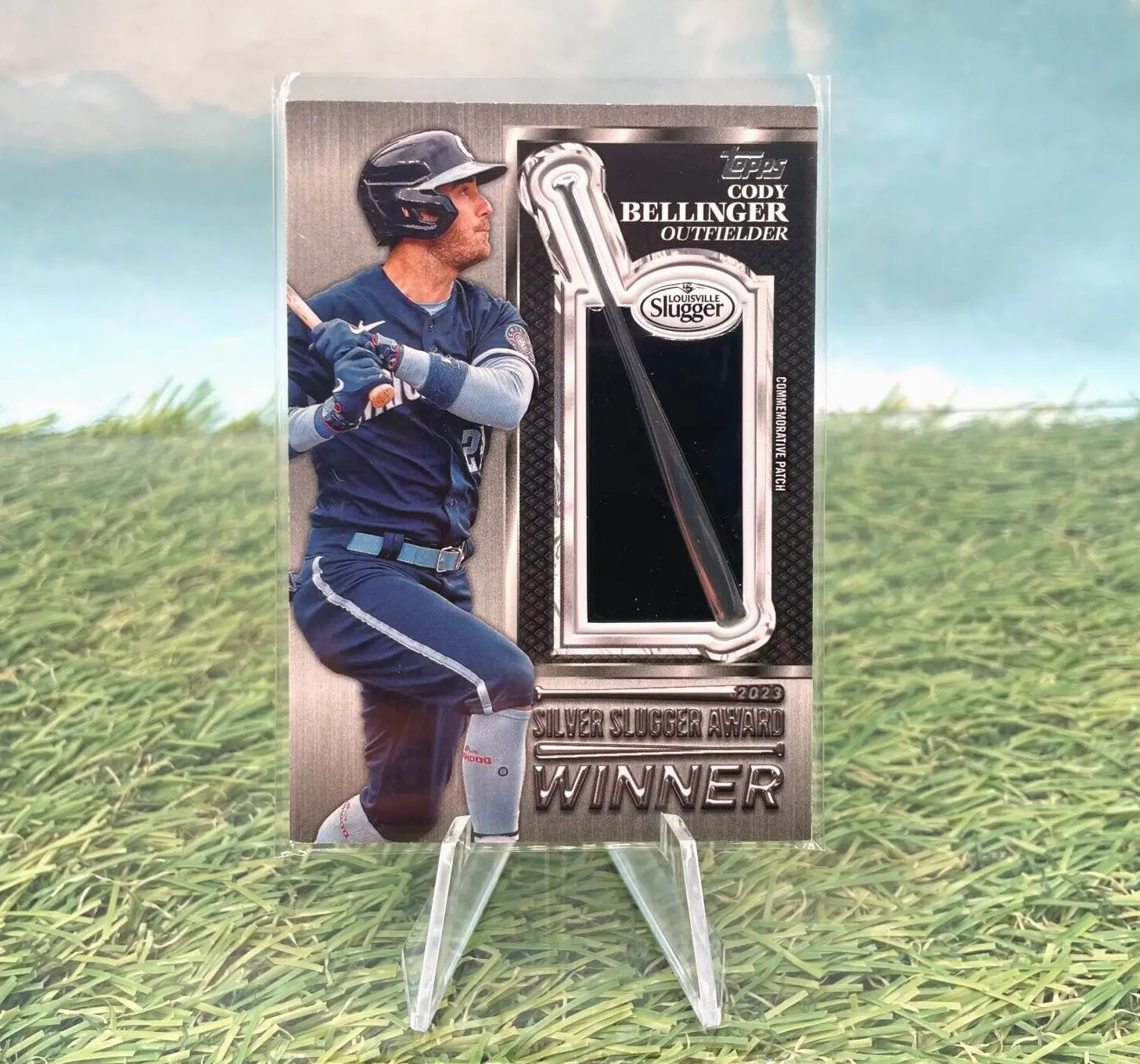 Cody Bellinger Silver Slugger Patch Relic baseball card from 2024 Topps Series 2