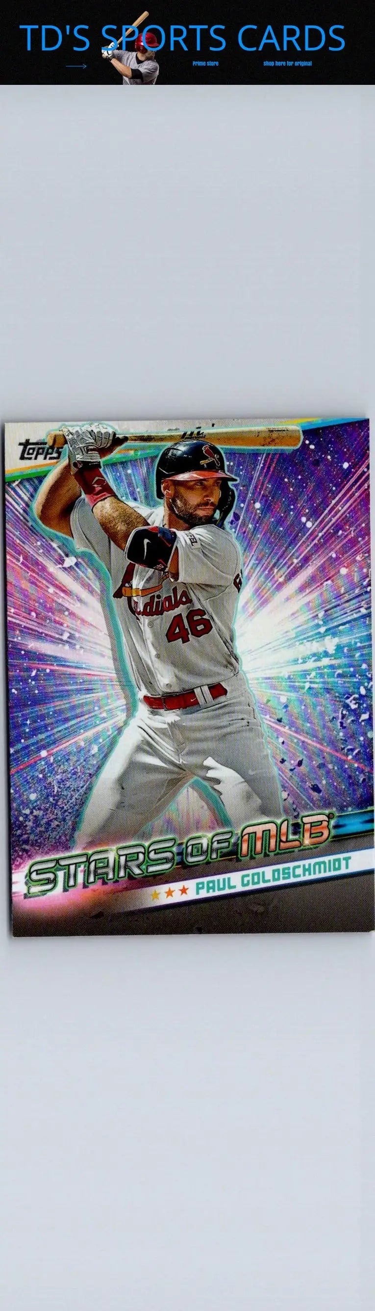 Paul Goldschmidt Stars of MLB baseball card from 2024 Topps #SMLB-1